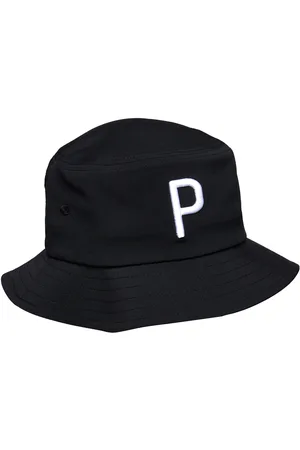 PUMA Bucket P Hat Accessories Headwear Bucket Hats Black