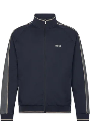 HUGO BOSS Tracksuit Jacket Designers Sweat-shirts & Hoodies Sweat-shirts Navy