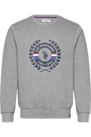 U.S. Polo Assn. Anniv 5 Reg Uspa Uni Sw Tops Sweat-shirts & Hoodies Sweat-shirts Grey