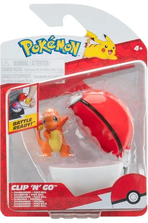 Pokemon Clip N Go Charmander With Poke Ball Toys Playsets & Action Figures Action Figures Multi/patterned