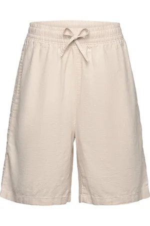 GANT Cotton Linen Shorts Bottoms Shorts Beige
