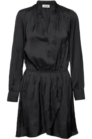 Zadig & Voltaire Rinka Satin Lyhyt Mekko Black