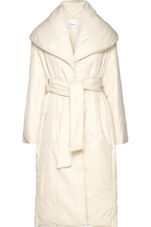 Stylein Habo Jacket Topattu Pitkä Takki Cream