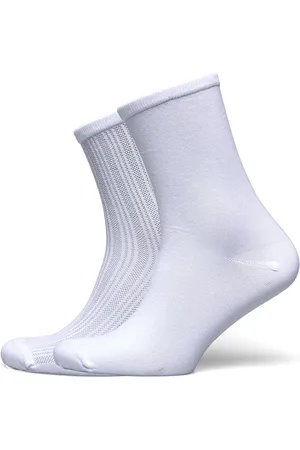 HUGO BOSS 2P Qs Triajourè Tc W Lingerie Socks Regular Socks White