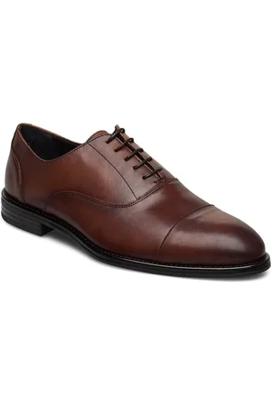 Tiger of Sweden Lathan Designers Business Laced Shoes Brown