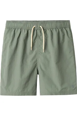 LMTD Nlmzakro Short Swim Shorts Uimashortsit Khaki Green
