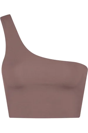 GIRLFRIEND COLLECTIVE Bianca Bra, Shoulder Lingerie Bras & Tops Sports Bras - All Brown