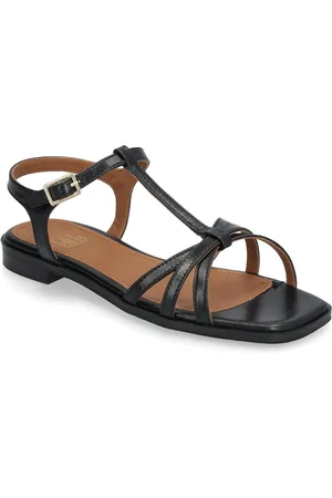 Billi Bi Sandals Shoes Sandals Flat Sandals Black