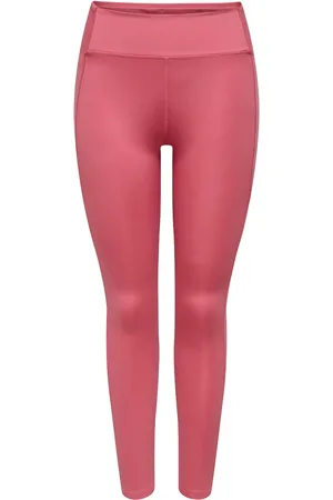 ONLY Onpnadi-2-Cara Hw Pck Tights Sport Women Sport Clothing Sport Tights Sport Leggings Pink