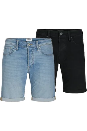 JACK & JONES Jjirick Jjorg Shorts Sq 330/356 2Pk Mp Bottoms Shorts Denim Multi/patterned Jack & J S