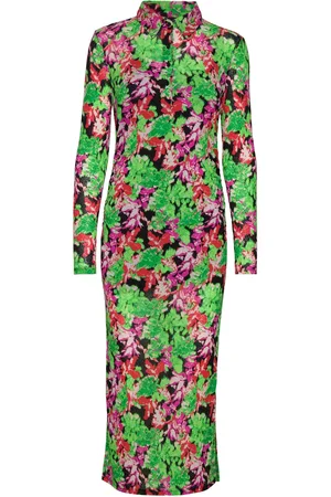 Lindex Dress Billie Aop Polvipituinen Mekko Multi/patterned