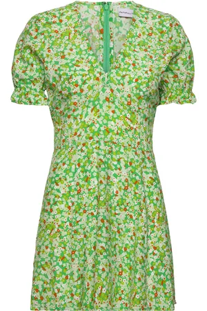 FAITHFULL THE BRAND La Belle Mini Dress Lyhyt Mekko Green