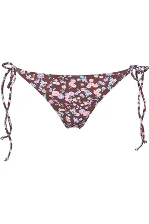 Missya Trinidad Tai Cord Swimwear Bikinis Bikini Bottoms Side-tie Bikinis Brown