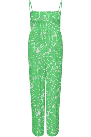 ONLY Onlalma Life Poly Bianca Jumpsuit Aop Bottoms Jumpsuits Green