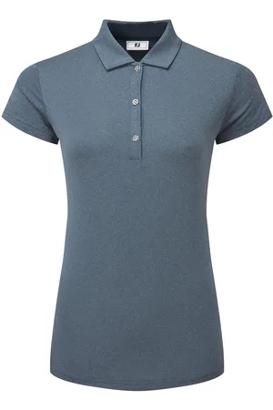FootJoy Cap Sleeve Lisle Sport Women Sport Clothing Sports Tops & T-shirts Sport Crop Tops Sport Short-sleeved Crop Tops Navy
