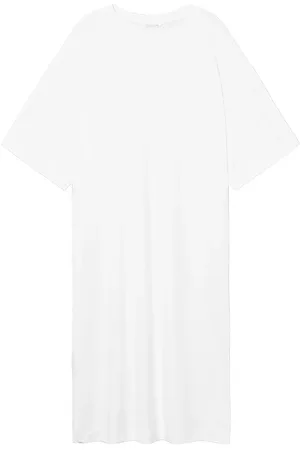 Rethinkit Light Sweat Tee Dress Sport T-shirt Dresses White