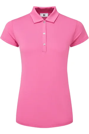 FootJoy Cap Sleeve Lisle Sport Women Sport Clothing Sports Tops & T-shirts Sport Crop Tops Sport Short-sleeved Crop Tops Grey