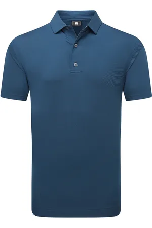 FootJoy Micro Feeder Stripe Lisle Sport Men Sport Clothing Sport Tops Sport Polos Sport Short-sleeved Polos Navy