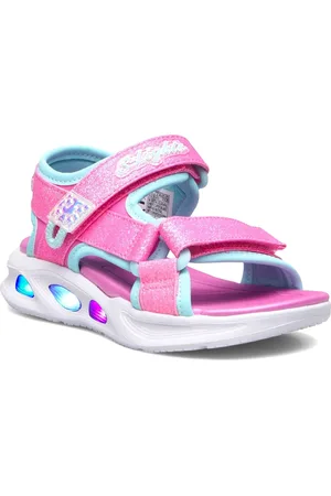 Skechers Girls Sola Glow Sandal Shoes Summer Shoes Sandals Pink
