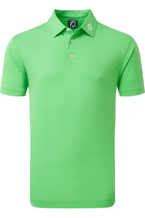 FootJoy Stretch Pique Solid Sport Men Sport Clothing Sport Tops Sport Polos Sport Short-sleeved Polos Green