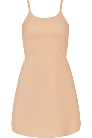 Missya Seamless Slip Dress Lyhyt Mekko Cream