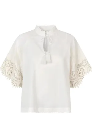Dea Kudibal Christelledea Ns Tops Blouses Short-sleeved White