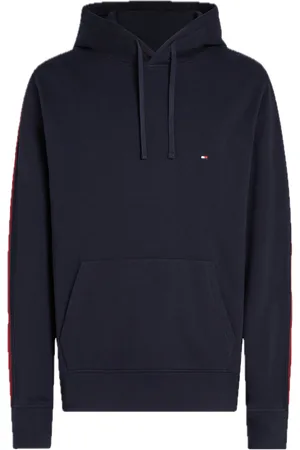 Tommy Hilfiger Global Stripe Hoody Tops Sweat-shirts & Hoodies Hoodies Navy