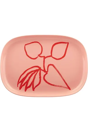Marimekko Ukonhattu Serving Item Home Tableware Serving Dishes Serving Platters Pink