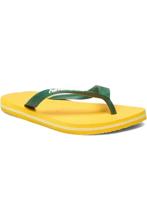 Havaianas Hav Brazil Logo Shoes Summer Shoes Sandals Flip Flops Yellow