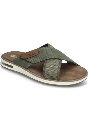 Rieker 29083-14 Shoes Summer Shoes Sandals Pool Sliders Brown