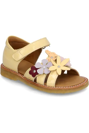 ANGULUS Sandals - Flat - Open Toe - Clo Shoes Summer Shoes Sandals Yellow
