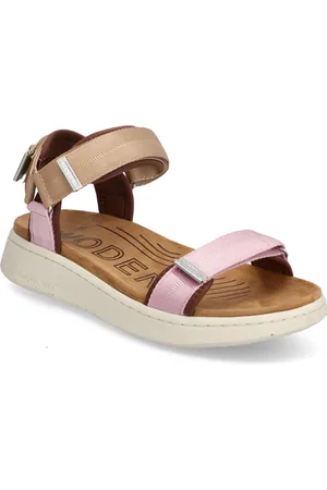Woden Line Matalapohjaiset Sandaalit Pink