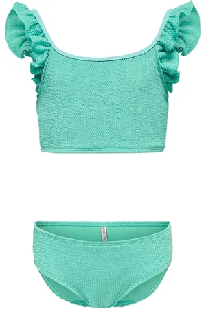 ONLY Kogwave Structure Bikini Set Acc Bikinit Blue