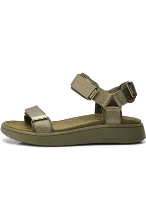 Woden Line Matalapohjaiset Sandaalit Khaki Green