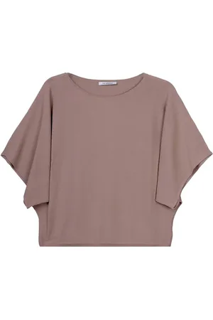 Ivo Nikkolo Short Sleeve Knit, Klea Tops T-shirts & Tops Short-sleeved Brown
