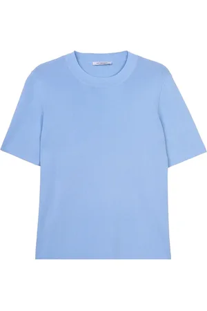 Ivo Nikkolo Short Sleeve Knit, Kancy Tops T-shirts & Tops Short-sleeved Blue