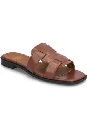 Billi Bi Sandals Shoes Sandals Flat Sandals Brown