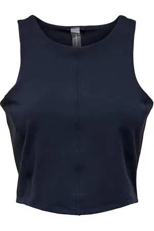 ONLY Onptia On Sl Crop Top Sport Sport Clothing Sports Tops & T-shirts Sport Crop Tops Sport Sleeveless Crop Tops Navy