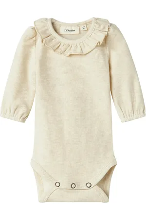 Lil Atelier Nbfdarla Ls Slim Body Lil Bodies Long-sleeved Cream
