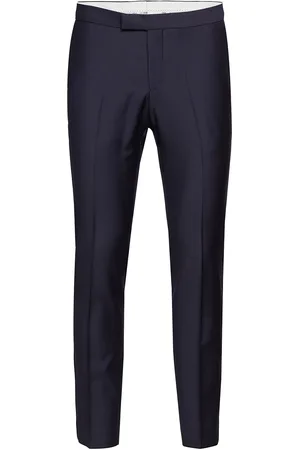 Oscar Jacobson Duke Trousers Designers Trousers Formal Navy