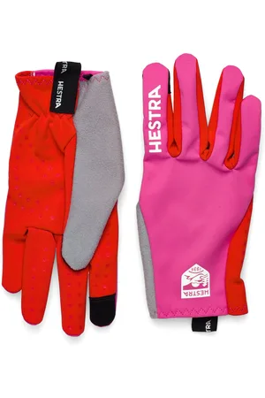 Hestra Runners - 5 Finger Cerise/Light Red-8 Sport Sport Accessories Sport Gloves Sport Finger Gloves Pink