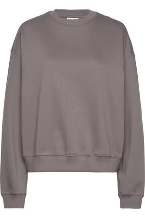 Weekday Essence Standard Sweatshirt Tops Sweat-shirts & Hoodies Sweat-shirts Brown