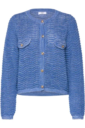 Suncoo Giany Tops Knitwear Cardigans Blue