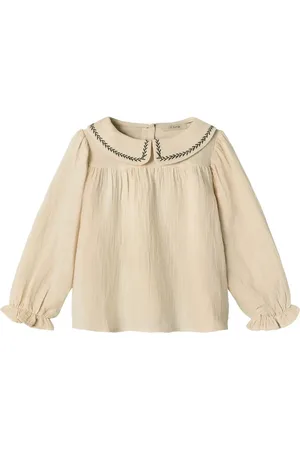 Fliink Amour Ls Blouse Tops Blouses & Tunics Cream