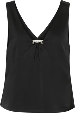 Gestuz Gzjessie Top Tops T-shirts & Tops Sleeveless Black