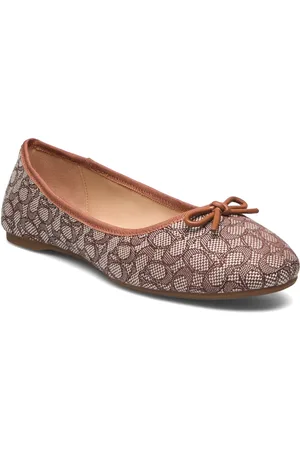 Coach Abigail Ballet Flat Designers Ballerinas Brown