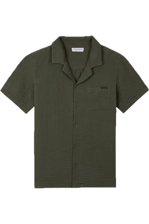 Maison Labiche Germain Shirt Tops Shirts Short-sleeved Shirts Green