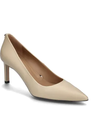 HUGO BOSS Janet_Pump70_Na Shoes Heels Pumps Classic Beige