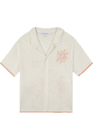 Maison Labiche Beuret Knitwear Tops Shirts Short-sleeved Shirts Cream
