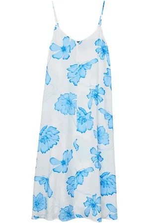 VERO MODA Vmjosie Calf Singlet Dress Wvn Ga Polvipituinen Mekko White